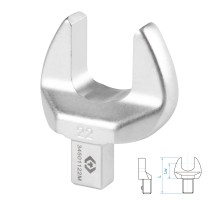 Насадка рожковая серии "FIT", 22 мм, 9х12 мм KING TONY 34501122M