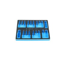 Ложемент для набора торцевых насадок 9-4129PRV, EVA KING TONY 85811232B