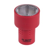 Головка торцевая диэлектрическая шестигранная 3/8", 22 мм KING TONY 3335VE22M