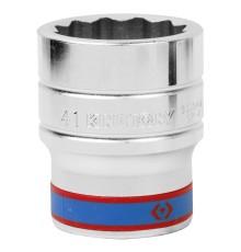 Головка торцевая стандартная двенадцатигранная 1", 41 мм KING TONY 833041M