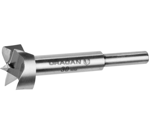 URAGAN Ø30 х 90 мм, сверло Форстнера по дереву 29995-30