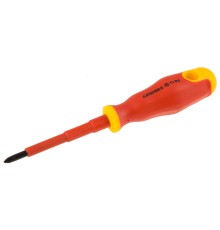 STAYER Electro, PH1 х 80 мм, диэлектрическая отвертка, Professional (25142-1-08)