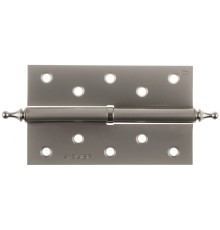 ЗУБР 125 х 75 х 2.5 мм, разъемная, левая, цвет матовый никель (PN), 2 шт, карточная петля (37605-125-4L)