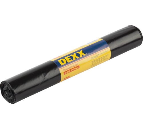DEXX 120 л, черный, 10 шт., мешки для мусора 39151-120 DEXX 120 л, черный, 10 шт., мешки для мусора 39151-120