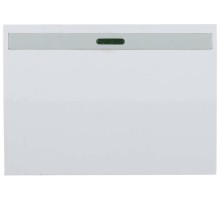 СВЕТОЗАР Эффект, без вставки и рамки, одноклавишный выключатель (SV-54438-W)