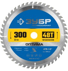 ЗУБР Оптима, 300 x 32 мм, 48Т, пильный диск по дереву, Профессионал (36903-300-32-48) ЗУБР Оптима, 300 x 32 мм, 48Т, пильный диск по дереву, Профессионал (36903-300-32-48)