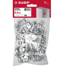 ЗУБР Кляймер, 6 мм, цинк, 100 шт, крепеж для вагонки (3075-06)