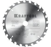 KRAFTOOL Fast, 185 х 20 мм, 24Т, пильный диск по дереву (36950-185-20) KRAFTOOL Fast, 185 х 20 мм, 24Т, пильный диск по дереву (36950-185-20)