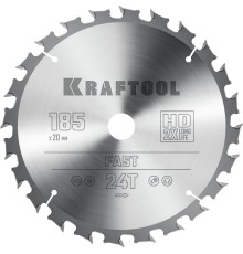 KRAFTOOL Fast, 185 х 20 мм, 24Т, пильный диск по дереву (36950-185-20) KRAFTOOL Fast, 185 х 20 мм, 24Т, пильный диск по дереву (36950-185-20)