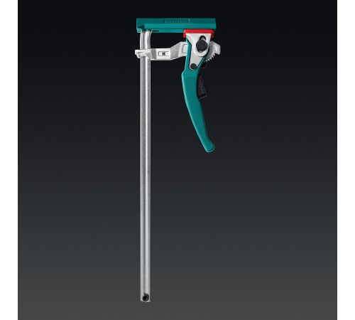 KRAFTOOL KRAFTFLEX, KLT-300, 300/60 мм, универсальная, цельнокованая, рычажная, быстрозажимная, в T-track струбцина (32331-300) KRAFTOOL KRAFTFLEX, KLT-300, 300/60 мм, универсальная, цельнокованая, рычажная, быстрозажимная, в T-track струбцина (32331-300)