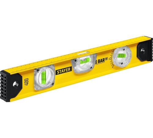 STAYER I-Bar 180˚, 400 мм, двутавровый, уровень с поворотным глазком (3470-040) STAYER I-Bar 180˚, 400 мм, двутавровый, уровень с поворотным глазком (3470-040)