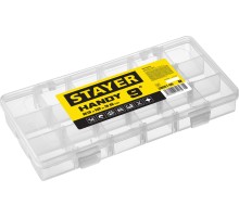 STAYER HANDY-9, 230 x 120 x 35 мм, (9″), пластиковый органайзер с 18 ячейками (38051-09) STAYER HANDY-9, 230 x 120 x 35 мм, (9″), пластиковый органайзер с 18 ячейками (38051-09)