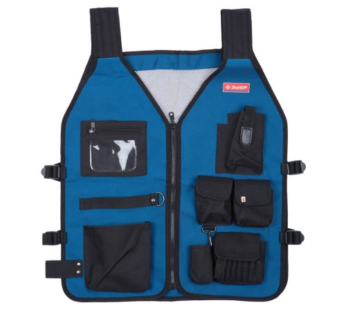 ЗУБР 10 карманов, жилет монтажника 38638