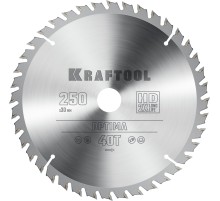 KRAFTOOL Optima, 250 х 30 мм, 40Т, пильный диск по дереву (36951-250-30)