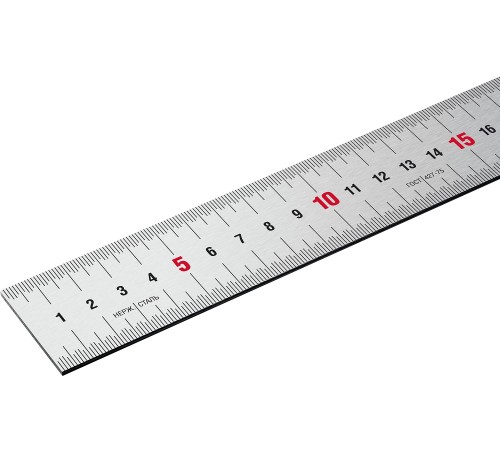 ЗУБР Про-50, длина 0.50 м, усиленная нержавеющая линейка, Профессионал (34280-050)