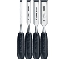STAYER Max-Cut, 4 предм, набор стамесок (1820-H4) STAYER Max-Cut, 4 предм, набор стамесок (1820-H4)