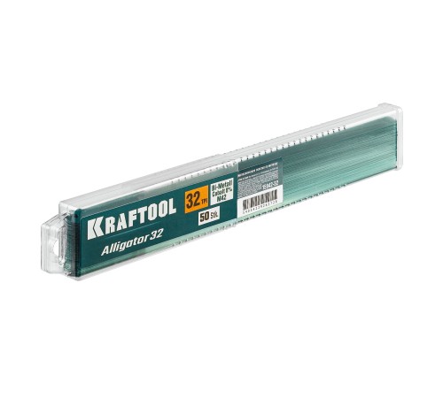 KRAFTOOL Alligator-32, 32 TPI, 300 мм, биметаллическое гибкое полотно по металлу (15942-32) KRAFTOOL Alligator-32, 32 TPI, 300 мм, биметаллическое гибкое полотно по металлу (15942-32)