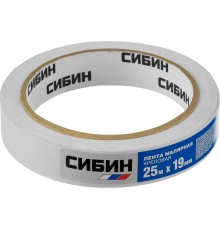 СИБИН 19 мм х 25 м, креповый, малярный скотч (12111-19) СИБИН 19 мм х 25 м, креповый, малярный скотч (12111-19)