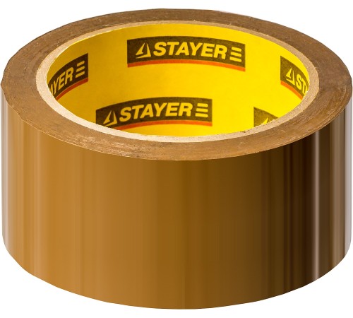 STAYER 48 мм х 60 м, 45 мкм, упаковочная клейкая лента (скотч) 1207-50 STAYER 48 мм х 60 м, 45 мкм, упаковочная клейкая лента (скотч) 1207-50