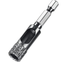 ЗУБР АВК, d 12 мм, (HEX 1/4″, 15 мм кромка), вакуумное алмазное трубчатое сверло, Профессионал (29865-12) ЗУБР АВК, d 12 мм, (HEX 1/4″, 15 мм кромка), вакуумное алмазное трубчатое сверло, Профессионал (29865-12)