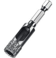 ЗУБР АВК, d 12 мм, (HEX 1/4″, 15 мм кромка), вакуумное алмазное трубчатое сверло, Профессионал (29865-12) ЗУБР АВК, d 12 мм, (HEX 1/4″, 15 мм кромка), вакуумное алмазное трубчатое сверло, Профессионал (29865-12)
