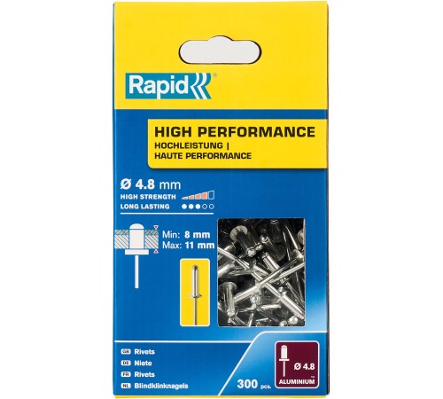 RAPI 4.8 x 14 мм, 300 шт, заклепка из алюминия 5001437