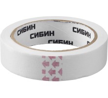 СИБИН 25 мм х 25 м, креповый, малярный скотч (12111-25) СИБИН 25 мм х 25 м, креповый, малярный скотч (12111-25)