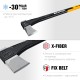 KRAFTOOL 2450 г, 710 мм, топор-колун Х25 20660-25
