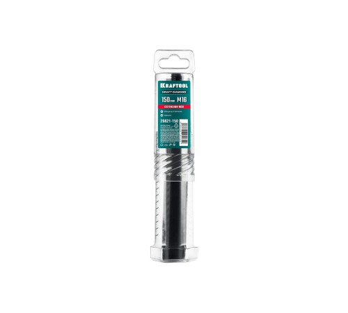 KRAFTOOL L 150 мм, М16, стальной, Удлинитель для алмазных коронок (29821-150) KRAFTOOL L 150 мм, М16, стальной, Удлинитель для алмазных коронок (29821-150)