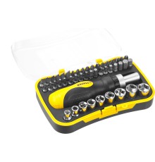 STAYER Compact-46, 46 предм., реверсивная отвертка с насадками (25084-H46)