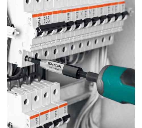 KRAFTOOL FIX-TORQ 5.0 Нм динамометрический адаптер для бит (64035-5.0) KRAFTOOL FIX-TORQ 5.0 Нм динамометрический адаптер для бит (64035-5.0)