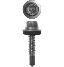 ЗУБР СКМ, 50 х 5.5 мм, цинк, 1000 шт, кровельный саморез, Профессионал (4-300310-55-050)