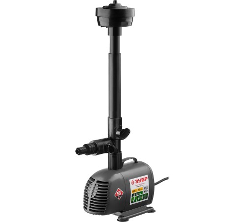 ЗУБР 85 Вт, 50 л/мин, насос фонтанный ЗНФЧ-50-3.4 ЗУБР 85 Вт, 50 л/мин, насос фонтанный ЗНФЧ-50-3.4