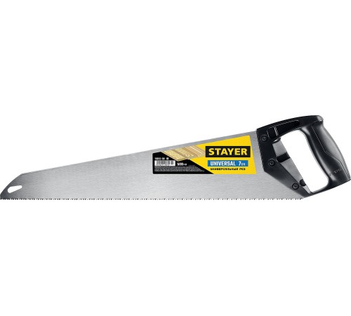 STAYER 7 TPI, 500 мм, ножовка универсальная (пила) Universal 15050-50_z03 STAYER 7 TPI, 500 мм, ножовка универсальная (пила) Universal 15050-50_z03