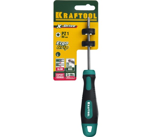 KRAFTOOL PZ1х80 мм, отвертка слесарная 250073-1-080 KRAFTOOL PZ1х80 мм, отвертка слесарная 250073-1-080