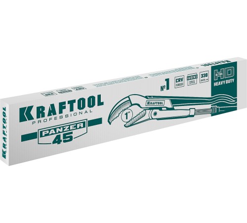 KRAFTOOL №1, изогнутые губки, ключ трубный PANZER-45 2735-10_z02 KRAFTOOL №1, изогнутые губки, ключ трубный PANZER-45 2735-10_z02