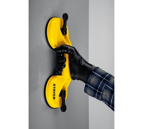 STAYER 80 кг, пластмассовый, двойной, стеклодомкрат 33718-2 STAYER 80 кг, пластмассовый, двойной, стеклодомкрат 33718-2