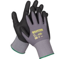 KRAFTOOL PRECISION, L (9), эластичные перчатки для точных работ, вспененное нитриловое покрытие, 15 класс (11285-L) KRAFTOOL PRECISION, L (9), эластичные перчатки для точных работ, вспененное нитриловое покрытие, 15 класс (11285-L)