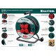 KRAFTOOL 50 м, 3500 Вт, 4 гнезда, IP44, ПВС 3x1,5 кв мм, удлинитель на катушке 55084-50