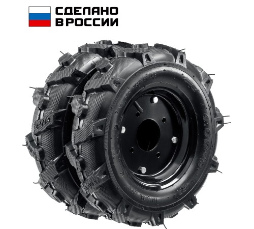 ЗУБР КП-1, 4.00-8, 2 шт., пневматические колеса для мотоблоков (707106-1) ЗУБР КП-1, 4.00-8, 2 шт., пневматические колеса для мотоблоков (707106-1)