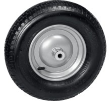 GRINDA WP-20, 4″х380мм, для тачек (арт. 422401, 422406, 422408), стальной диск, подшипник 20мм, пневматическое колесо для тачки, PROLine (422409) GRINDA WP-20, 4″х380мм, для тачек (арт. 422401, 422406, 422408), стальной диск, подшипник 20мм, пневматическое колесо для тачки, PROLine (422409)