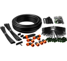 GRINDA 1/2″, 18 м, шланг магистральный, площадь полива 18 кв м, расход воды 4л/ч на раст, на 60 раст, система капельного полива (425270-60)