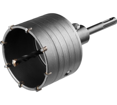 СИБИН Ø 80 мм, коронка по бетону с державкой 29216-80