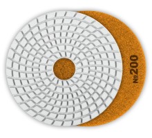 ЗУБР 125 мм, №200, мокрое шлифование, алмазный гибкий шлифовальный круг АГШК, Профессионал (29867-200)