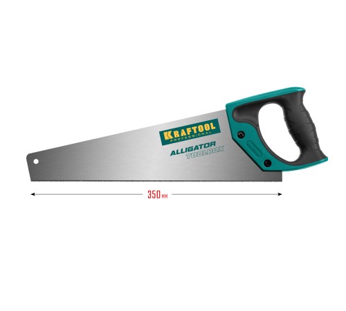 KRAFTOOL 13 TPI, 350 мм, ножовка (пила) Alligator Toolbox 13 15227-35 KRAFTOOL 13 TPI, 350 мм, ножовка (пила) Alligator Toolbox 13 15227-35