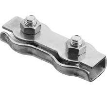 ЗУБР 4 мм, 50 шт, двойной зажим троса (4-304445-04)