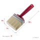 STAYER 3 х 7 см, светлая щетина, пластмассовый корпус, кисть - макловица UNIVERSAL 01824-07