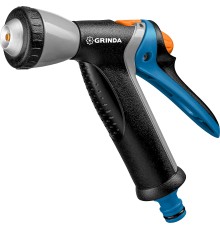 GRINDA BM-R, плавная регулировка, курок сзади, металлический с TPR, поливочный пистолет, PROLine (8-427311)