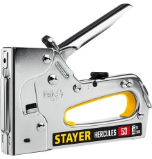 STAYER HERCULES-53, тип 53 (A/10/JT21) 23GA (6 - 14 мм)/13/300, стальной рессорный степлер, Professional (31519)