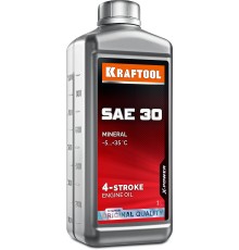 KRAFTOOL SAE 30, 1 л, минеральное масло для 4-тактных двигателей (41515-1)
